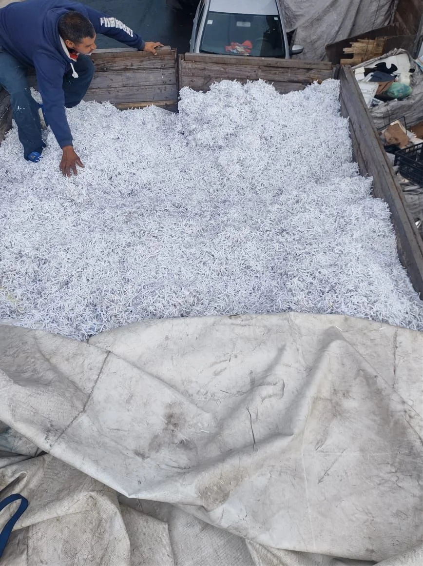 Operación de separación y valorización de materiales